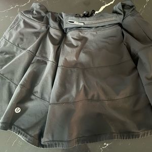 Lululemon black pace rival skirt